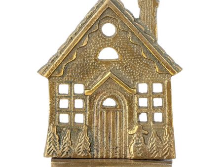 Bloomingville - Crista Fyrfadsstage, Brass, Aluminium - L11xH14xW6 cm Online Sale