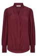 Co´Couture - Ailacc Petra V-Shirt 35810 - 186 - Burgundy Online