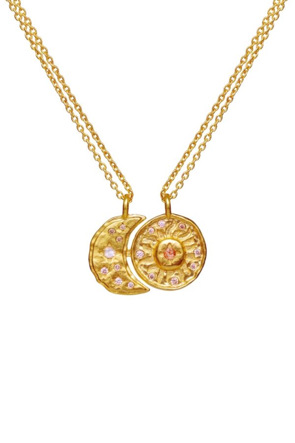 Maanesten - Friendship Necklace 2688a - Coated With 18k Gold. For Discount