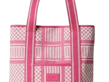 Forudbestilling - Lala Berlin - Tote Carmela 2.0 10011743 - Heritage Stripe Pink Online now