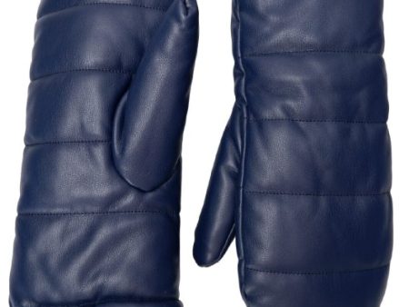 Black Colour - Bcsadika Quilted Mittens 9788 - Navy For Sale