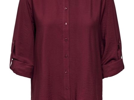 Only - Onlsari L S Loose Shirt 15347209 - 4741807 - Cabernet For Discount