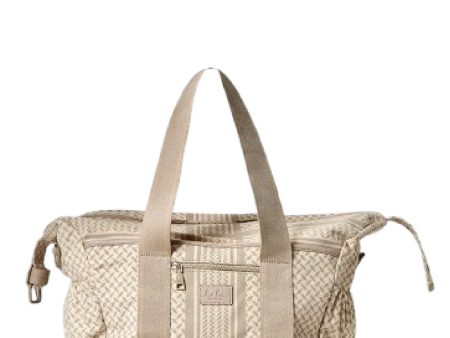 Lala Berlin - Big Bag Muriel 2.0 10011729 - Heritage Stripe Beige Fashion