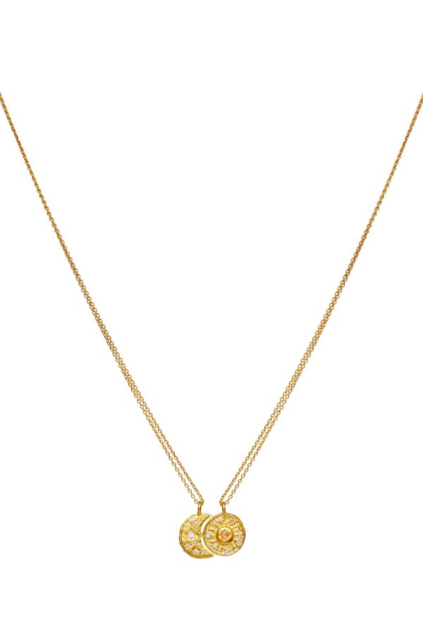 Maanesten - Friendship Necklace 2688a - Coated With 18k Gold. For Discount