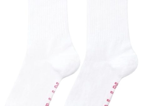 Forudbestilling - Lala Berlin - Socks Sam 10010001 - White Pink Cheap