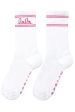 Forudbestilling - Lala Berlin - Socks Sam 10010001 - White Pink Cheap