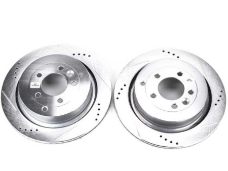 Power Stop 05-09 Land Rover LR3 Rear Evolution Drilled & Slotted Rotors - Pair Sale