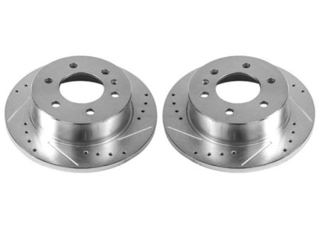 Power Stop 07-09 Dodge Sprinter 2500 Rear Evolution Drilled & Slotted Rotors - Pair For Discount