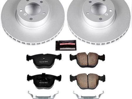 Power Stop 01-03 BMW 530i Front Z23 Evolution Sport Coated Brake Kit For Cheap