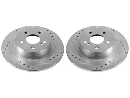 Power Stop 12-16 Mercedes-Benz C250 Rear Evolution Drilled & Slotted Rotors - Pair Online Hot Sale