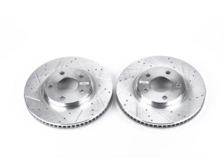 Power Stop 00-04 Buick LeSabre Front Evolution Drilled & Slotted Rotors - Pair For Sale