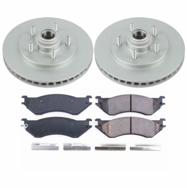 Power Stop 00-02 Ford Expedition Front Z17 Evolution Geomet Coated Brake Kit Fashion