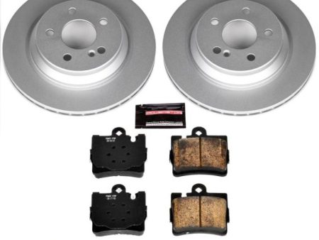 Power Stop 00-03 Mercedes-Benz CL500 Rear Z23 Evolution Sport Coated Brake Kit For Cheap