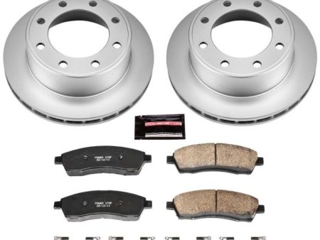 Power Stop 00-05 Ford Excursion Rear Z17 Evolution Geomet Coated Brake Kit For Discount