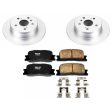 Power Stop 01-03 Toyota Highlander Rear Z17 Evolution Geomet Coated Brake Kit For Sale