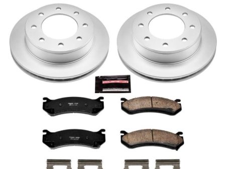 Power Stop 01-03 Chevrolet Silverado 1500 HD Rear Z17 Evolution Geomet Coated Brake Kit Supply