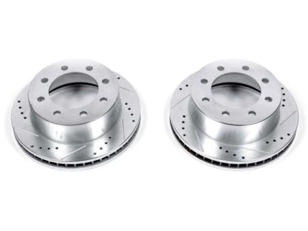 Power Stop 00-02 Dodge Ram 2500 Front Evolution Drilled & Slotted Rotors - Pair Cheap