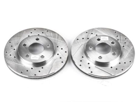 Power Stop 00-01 Chrysler Neon Front Evolution Drilled & Slotted Rotors - Pair Sale