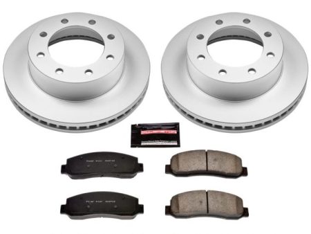 Power Stop 05-08 Ford F-250 Super Duty Front Z17 Coated Brake Kit Online Sale