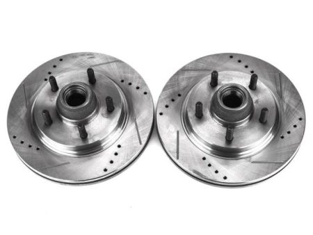 Power Stop 00-03 Ford F-150 Front Evolution Drilled & Slotted Rotors - Pair Online Hot Sale