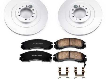 Power Stop 00-04 Mitsubishi Montero Sport Front Z17 Evolution Geomet Coated Brake Kit Supply