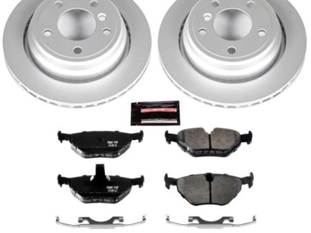 Power Stop 01-03 BMW 525i Rear Z23 Evolution Sport Coated Brake Kit Discount