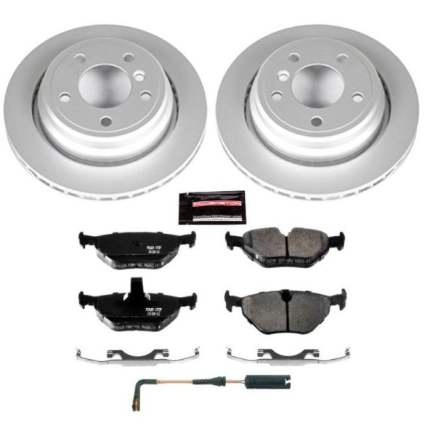 Power Stop 01-03 BMW 525i Rear Z23 Evolution Sport Coated Brake Kit Discount