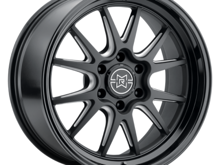 Method Raised MR802 22x12   6x135 BP   -40mm Offset   87mm Bore - Double Black Milled Wheel Online now